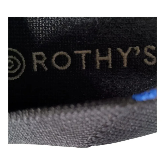 Rothys Loafers Flats Round Toe Black Knit Women's 6.5 - Picture 7 of 10